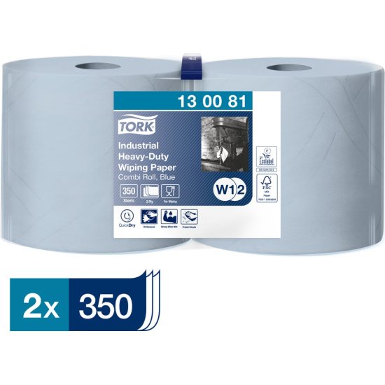 Индустриальная бумага TORK Advanced Wiper 440 Blue Performance