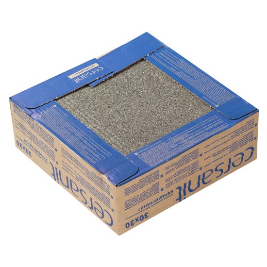 Керамогранит ступень Mito Milton 300 серый 298х298х8 мм (13 шт.=1,154 кв.м)