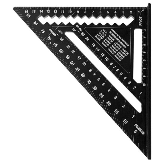 Угольник столярный Bolt 185 мм алюминиевый