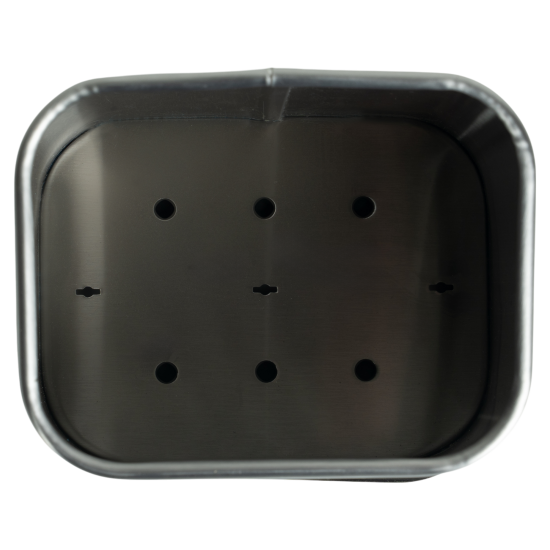 Подставка для губки настольная 11x8.5x8.5 см нержавеющая сталь цвет серый