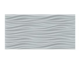 Стеновая панель 3D Dekohaus Aqua Люкс белая 90x45 см 2 шт.