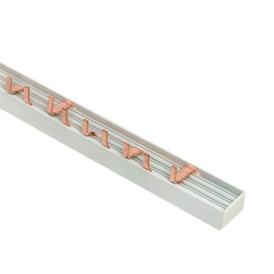 Шина соединительная типа PIN четырехрядная EKF PROxima тип PIN 230 В 100 А на 54 модуля 1 м (pin-03n-100)