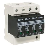 Ограничитель напряжения модульный EKF PROxima (OV12-4-504) T1-T2 275 В 20 А тип AC 4P