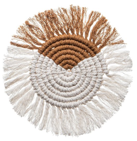 Декор настольный бежевый 18 см