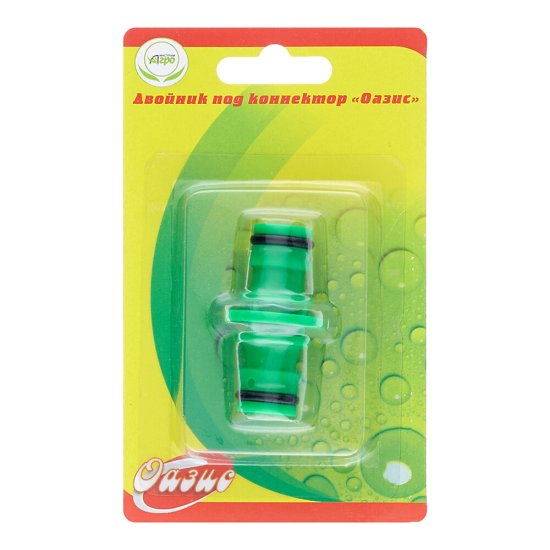 Соединитель для шлангов Оазис пластиковый под коннектор (011883)