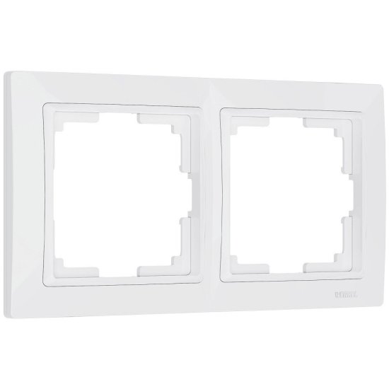 Рамка Werkel Snabb Basic двухместная белая (a051305)