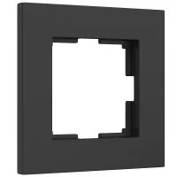 Рамка Werkel Slab одноместная черная софт (a062799)