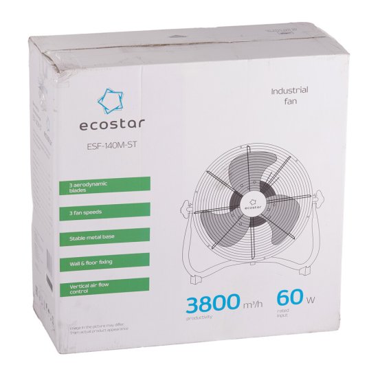 Вентилятор промышленный EcoStar НС-1612155 3 скорости 60 Вт