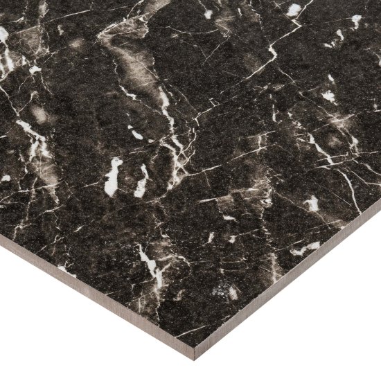 Керамогранит Керамин Найт черный 600х600х9 мм (4 шт.=1,44 кв.м)