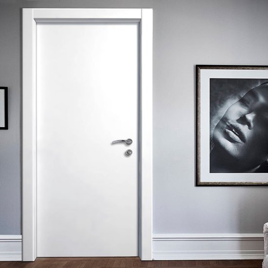 Блок дверной Kapelli Classic 700х2000 мм влагостойкий ПВХ белый глухой