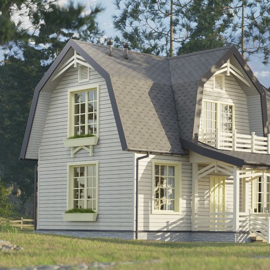 Черепица гибкая коньково-карнизная Docke PIE Eurasia серая 11/22 пог.м