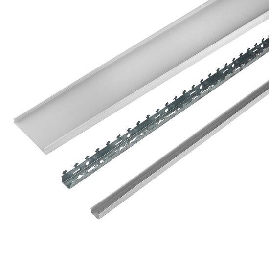 Реечный потолок Албес 1,35х0,9 м 100AS белый матовый комплект