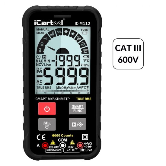 Смарт мультиметр iCarTool IC-M112