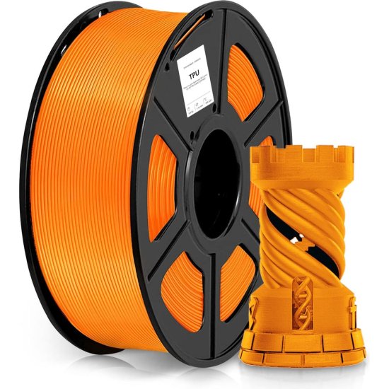 Пластик для принтера Cactus CS-3D-TPU-0.8KG-ORANGE