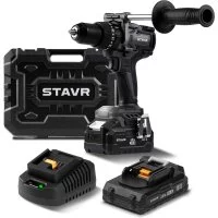 Ударная аккумуляторная дрель-шуруповерт Ставр Stavr SHD 18BLHD-2K