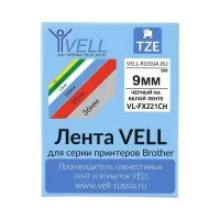 Лента для Puty PT-100E/100ECH/Brother D200/E110/ D600/E300/2700/ P700/E550/P900 Vell VL-FX221CH