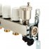 Коллекторная группа с расходомерами нержавеющая сталь Valtec 1 ВР(г) х 6 выходов 3/4 НР(ш) ЕК х 1 ВР(г)