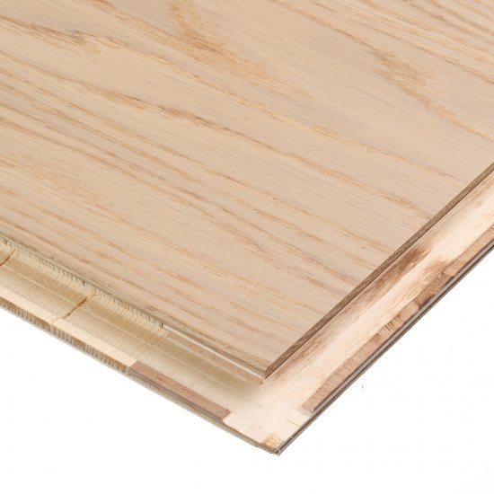 Паркетная доска FocusFloor дуб сноусторм белый 1,678 кв.м 14 мм однополосная брашированная