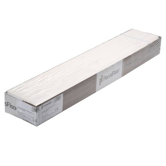 Паркетная доска FocusFloor дуб сноусторм белый 1,678 кв.м 14 мм однополосная брашированная