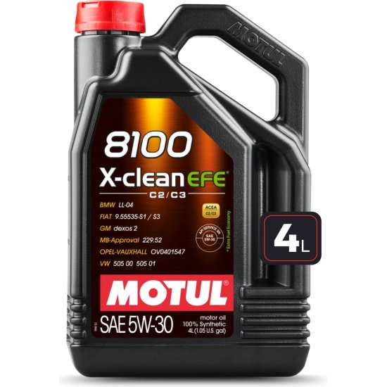 Синтетическое моторное масло MOTUL 8100 X-сlean EFE 5W30