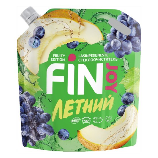Стеклоомыватель Fin Joy Fruity Melon летний 4 л