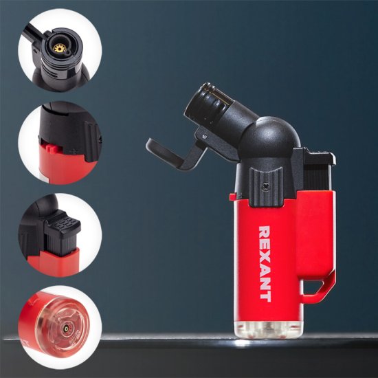 Зажигалка Rexant GT-10 с пьезоподжигом заправляемая (12-0010-1)