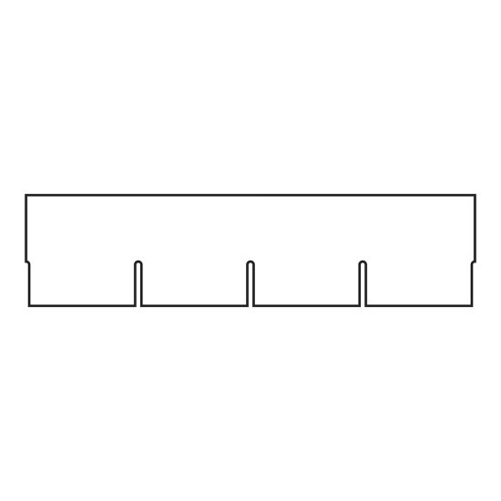 Панель фасадная гибкая Технониколь Hauberk Оптима 1000х250 мм кирпич обожженный 2 кв.м