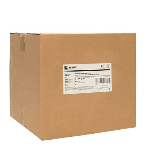 Выключатель-разъединитель EKF TwinBlock 3P 800А 400-690 В на монтажную плату (tb-s-800-3p-rev)