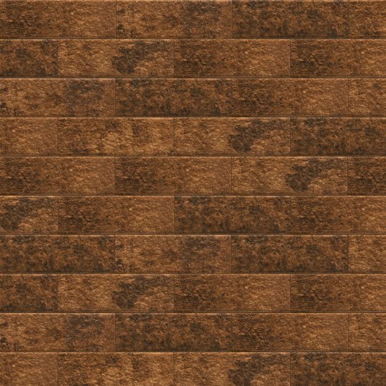 Клинкерная плитка Керамин Теннесси 3Т коричневая 245х65х7 мм (34 шт.=0,54 кв.м)
