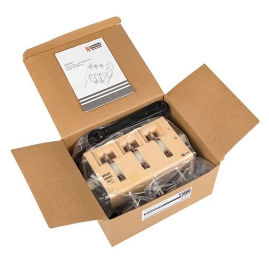 Выключатель-разъединитель EKF PROxima ВР32У 3P 400А 400-690 В на монтажную плату (uvr32-37a31220)