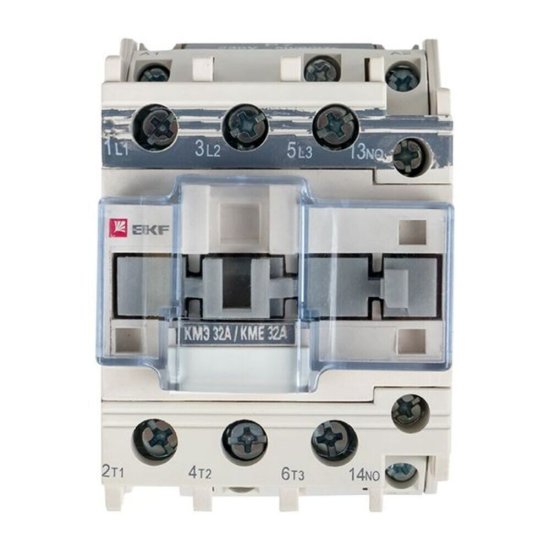 Контактор малогабаритный EKF PROxima КМЭ (ctr-s-32-380) 380 В 32 А тип AC 1НО