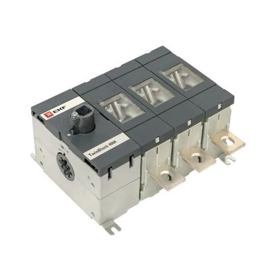 Выключатель-разъединитель EKF TwinBlock 3P 400А 400-690 В на монтажную плату (tb-s-400-3p)