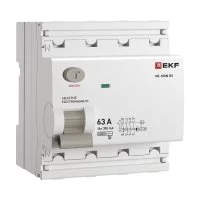 УЗО EKF PROxima ВД-100N (S) 63А 300 мА 4P тип AC 6 кА селективное (E1046MS63300)