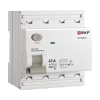 УЗО EKF PROxima ВД-100N (S) 63А 100 мА 4P тип AC 6 кА селективное (E1046MS63100)