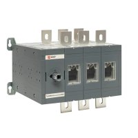 Выключатель-разъединитель EKF TwinBlock 3P 630А 400-690 В на монтажную плату (tb-s-630-3p-rev)
