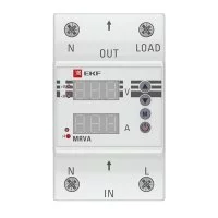 Реле напряжения и тока EKF PROxima MRVA (MRVA-50A) 230 В 50 А тип AC с дисплеем