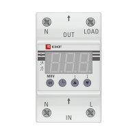 Реле напряжения EKF PROxima (MRV-32A) 230 В 32 А тип AC с дисплеем