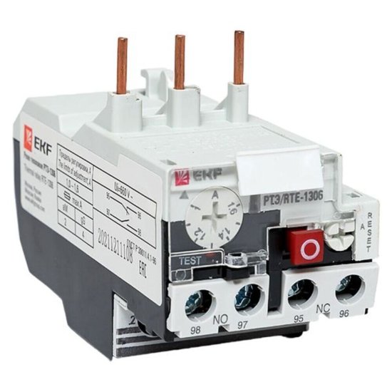 Реле тепловое EKF PROxima РТЭ-1306 1-1,6 А тип AC (rel-1306-1-1.6)