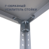 Стеллаж металлический 4 полки 180x80x30 см цвет серый нагрузка на полку 100 кг