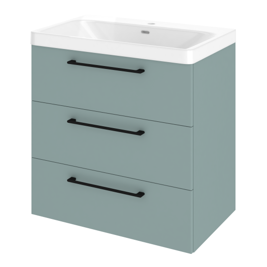 Раковина мебельная KONSENSA Teano 76 см сифон в комплекте