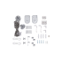Штора рулонная Kreaforta Amur 120x230 см темно-серая