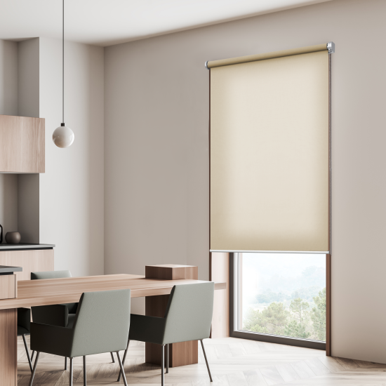 Штора рулонная KREAFORTA Amur 120x230 см бежевая