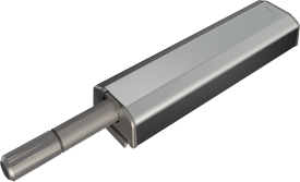 Скрытый механизм открывания Titus Push Latch 80 мм пластик цвет серебро