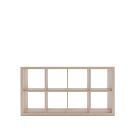 Стеллаж Руан 8 секций KONSENSA 74.8x143.7x31.7 см ЛДСП цвет дуб