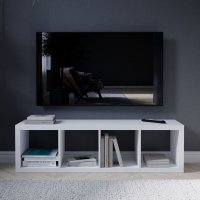 Стеллаж Тамбурат 4 секции KONSENSA 40.4x143.7x31.7 см ЛДСП цвет белый