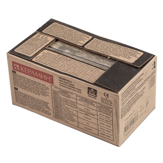 Клинкерная плитка Керамин Теннесси 2Т бежевая 245х65х7 мм (34 шт.=0,54 кв.м)