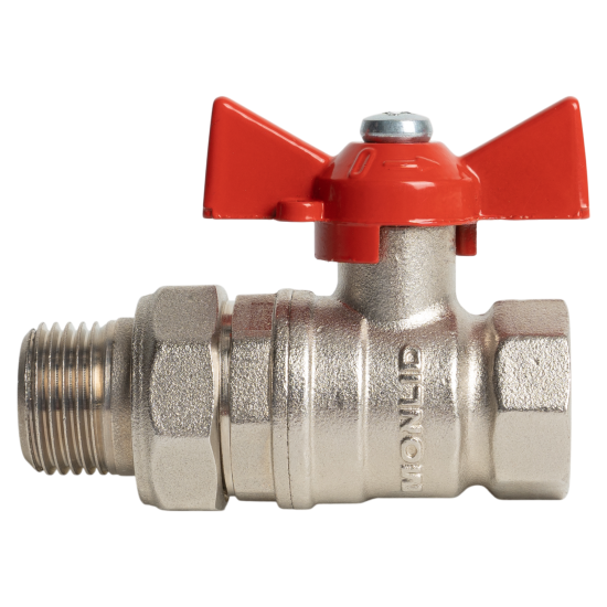 Кран шаровой с американкой прямой MONLID DN13 PN40 1/2