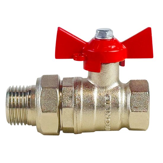 Кран шаровой с американкой прямой MONLID PN40 1/2