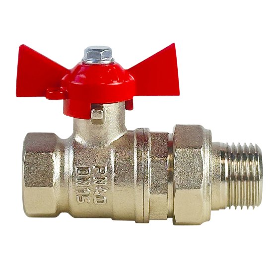 Кран шаровой с американкой прямой MONLID PN40 1/2