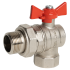 Кран шаровой с американкой угловой Monlid DN20 PN40 3/4